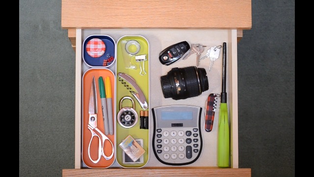 Amazon.com : Three by Three Seattle Metal Drawer Organizer Tray