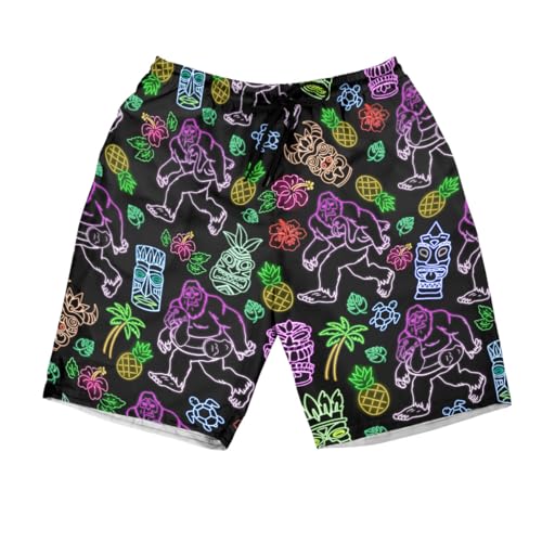 Funny Christmas Shorts Men Swim Trunks Hawaiian Xmas Mens Shorts Swim Shorts for Men Mens Swim Trunks