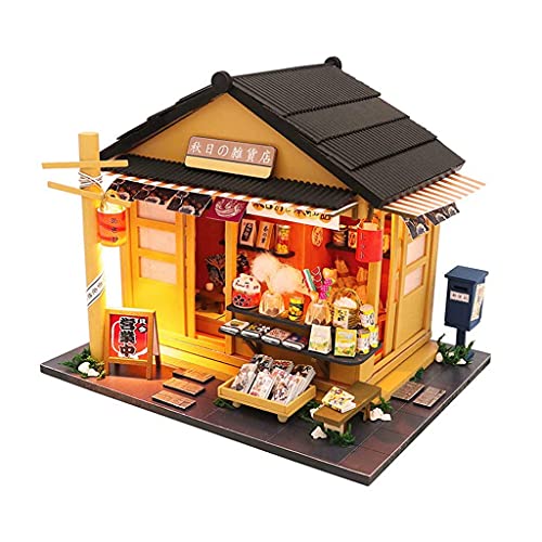 Holzmodellbau-Set, Mini-Haushandwerk, Puppenhaus-Miniatur Mit Möbeln, Kreative Raumidee Im Maßstab 1:24 Für Weihnachten