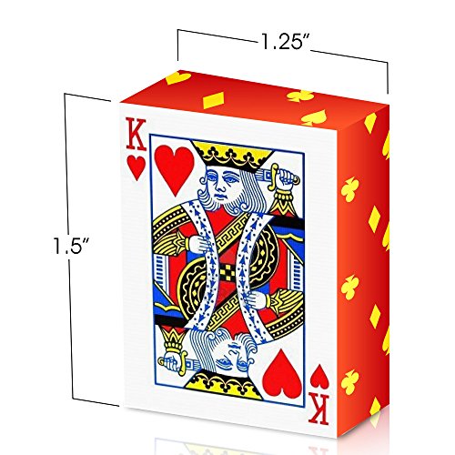 Gamie Mini Playing Cards - Pack Of 20 Decks - Poker Cards - Miniature 1.5 Inch Card Set - Small Casino Game Cards For Kids, And Adults - Great Novelty Gift, Party Favor For Boys And Girls #TOP1