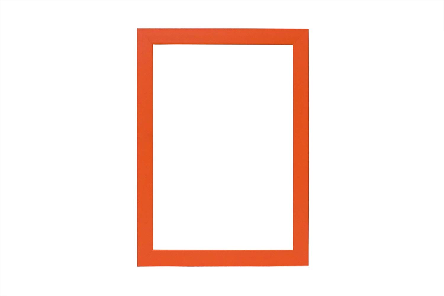 Memory Box Rainbow Premium Wood Range Picture/Photo/Poster frame with Perspex Sheet - (40 x 50cm) Orange 15.7" x 19.6"