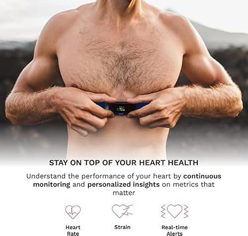 Frontier X2 Smart Heart Monitor With Chest Strap, Wireless Heart Health Monitoring Device With Heart Rate #TOP3