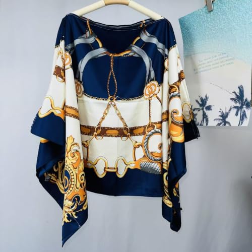 Image of Women's bat Wing Sleeves Off The Shoulders Loose Oversized Baggy top Pullover Casual top T-Shir