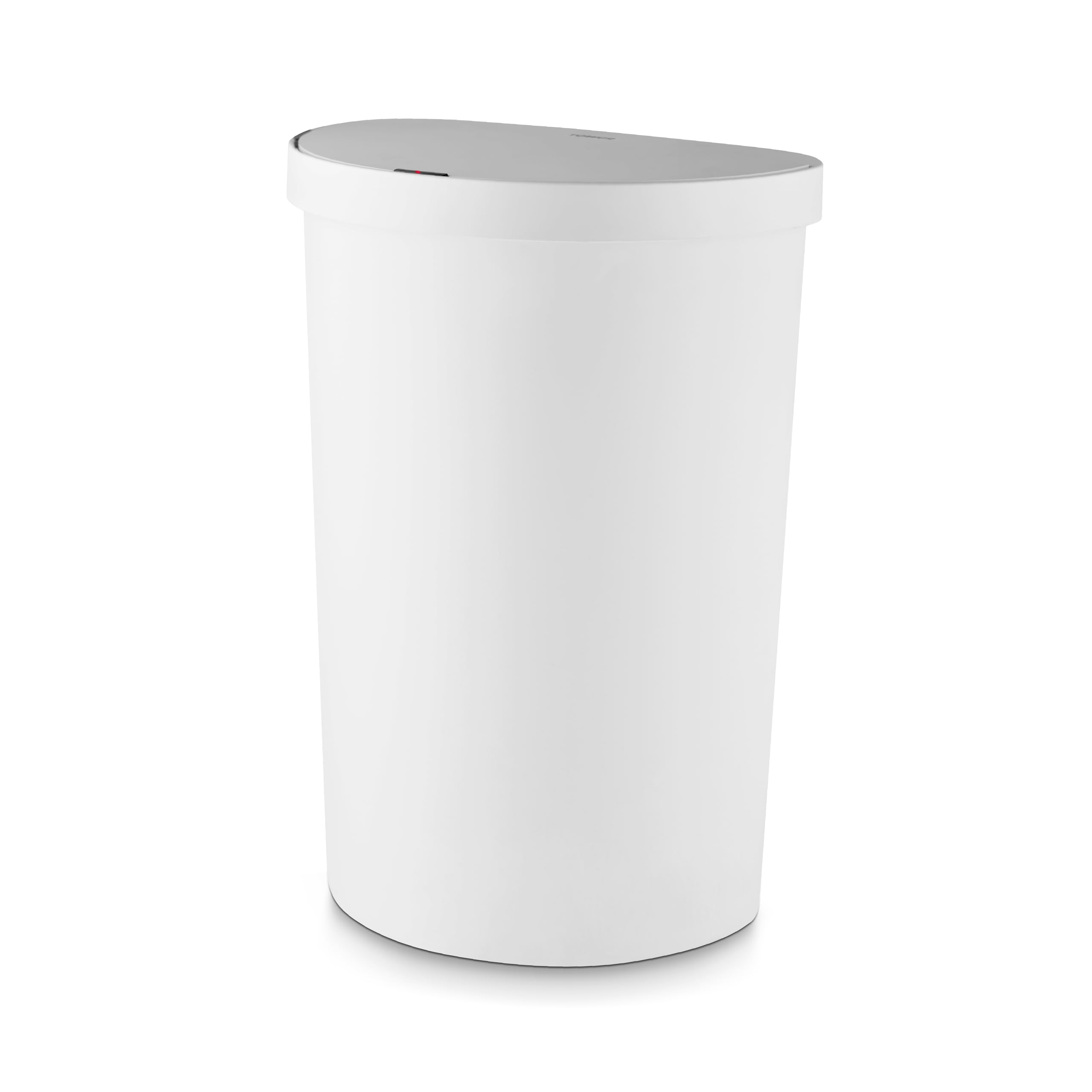 Tower White Recycling Sensor Bin, Plastic,