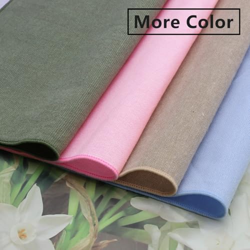 Image of Luckyvestir Pocket Squares for Men, 9 inch Cotton Linen Sage Handkerchiefs Men Women with Pocket Square Holder for Suits Business