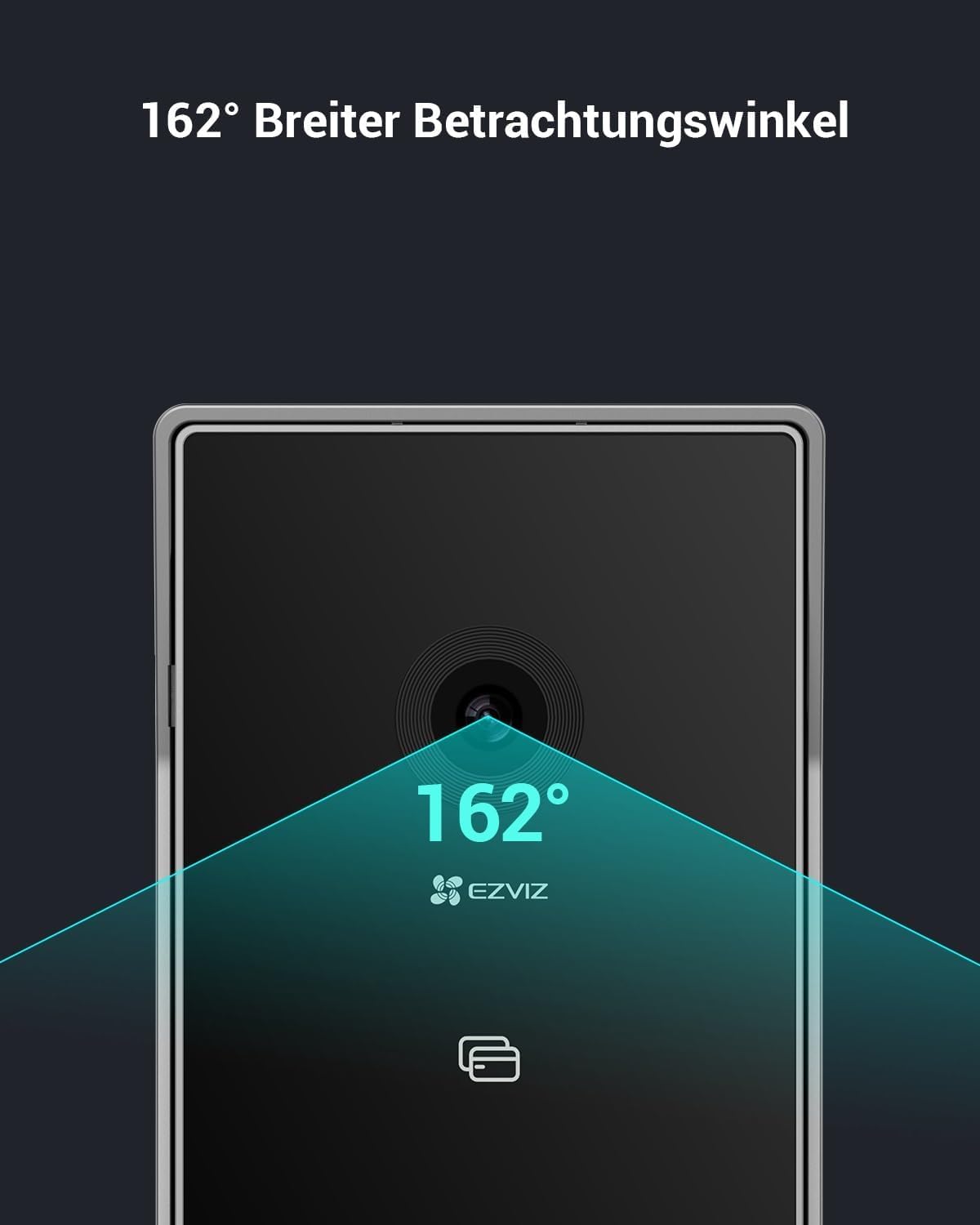 EZVIZ 2K Video Türklingel Kit mit Türsprechanlage & Doppelten 7-Zoll-Farb-Touchscreens, KI Personenerkennung und Zwei-Wege-Audio, Gegensprechanlage mit Türöffner, Dualband-WLAN, HP7 2-Familien-Kit