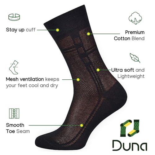 Men's Socks, Ultra Thin Breathable Cotton Mens Dress Socks (5 pack), Super Soft and Lightweight Sock for Men2