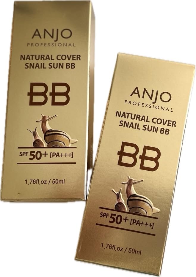 Natural Cover Snail Sun BB Cream SPF 50+PA+++ 50ml X 1EA / Makeup Base/Snail Mucus/Korean Cosmetics - Image 3