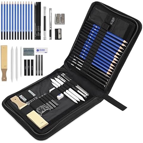 Kit de dessin Lrocotanc 33 pcs Cover