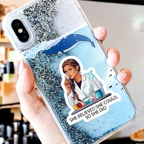 Calcomanías Women in STEM resistentes para decorar laptops y termos de mujer 6