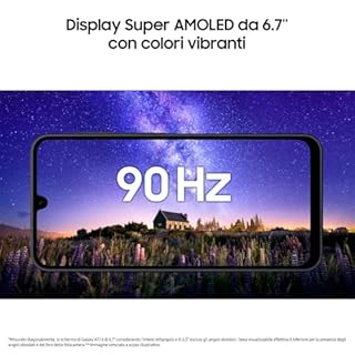 Samsung Galaxy A17, 3 anni di Garanzia del produttore, Android 15, Display Super AMOLED 6.7", 4GB RAM, 128GB, Batteria 5.000 mAh, Resistenza IP54, Memoria espandibile, Black [Versione Italiana]