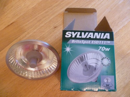 Sylvania britespot-esd111 - Lámpara halogenuro metálico britespot-esd111 dicroica 70w/24