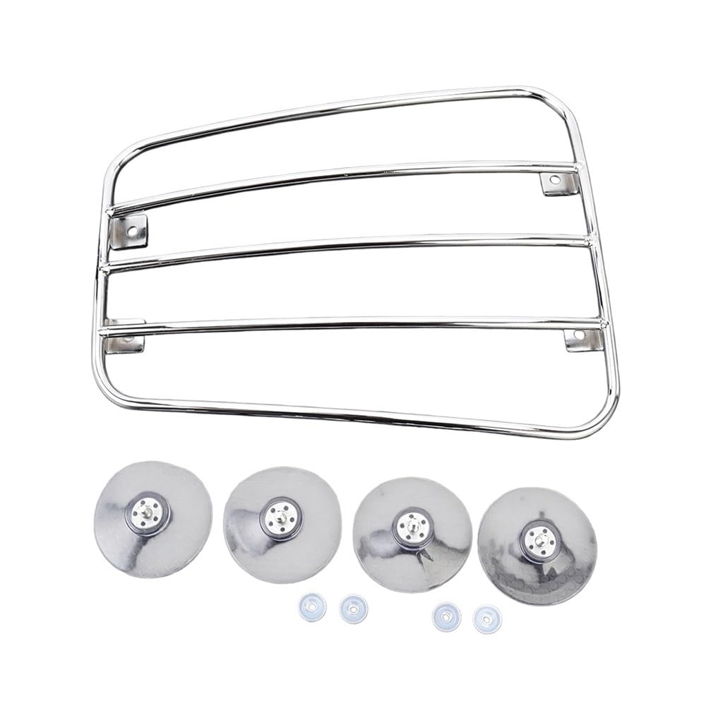 Bagages Support arrière Porte-Bagages Arrière De Moto, Pièce Modifiée en Acier, 24.3cm X 19