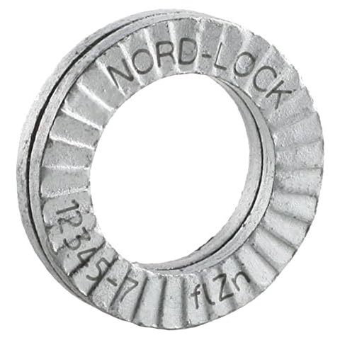 Wedge Locking Washer, Carbon Steel, Zinc Flake Coated, 3/8", 200 Pack Cover