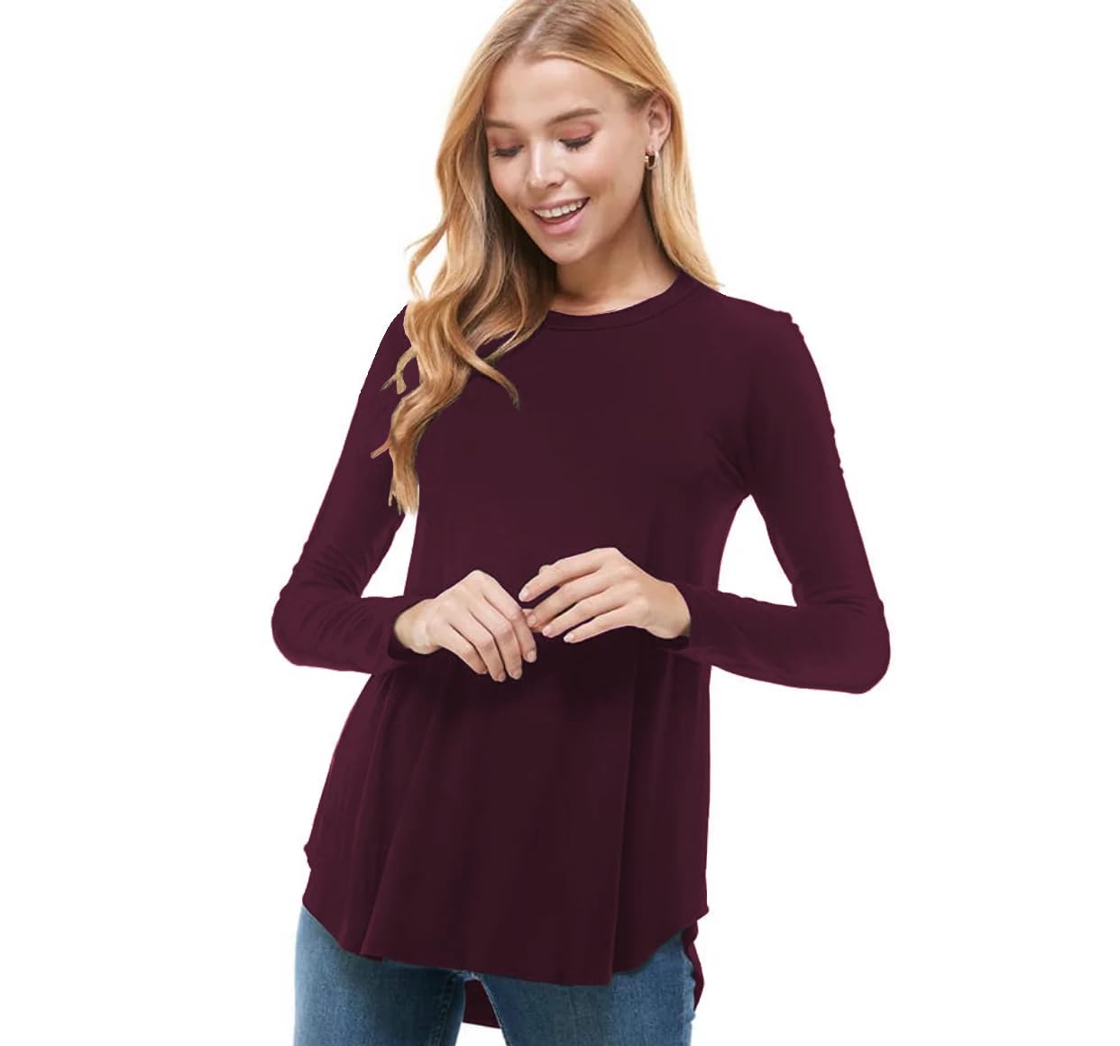 fashmind Women's Solid Regular Fit T-Shirt-picture-38