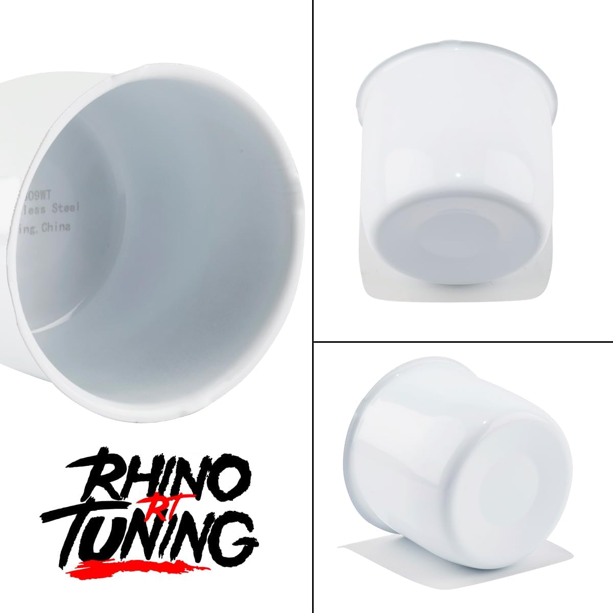 Rtrhinotuning Stainless Steel Push Through Center Caps 4.25" for Trailer Truck Rv Wheel Rims Chrome Trailer Hub Cap 3.66" Hight 4 PCS Wheel Center Caps
