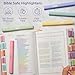 BLIEVE- Aesthetic Bible Highlighters No Bleed Through Assorted Colors, Cute Highlighter Dual Tip For Journaling Supplies And Accessories, Bible Highlighters And Pens No Bleed (CANDY)