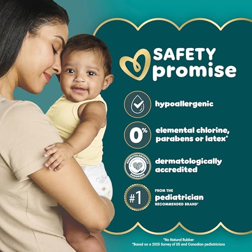 Image of Pampers Swaddlers Diapers, Size 5 (20-37 lbs), 104 Count, Hypoallergenic, Absorbent, Keeps Baby Dry and Comfortable, Skin Safe Disposable Baby Diaper