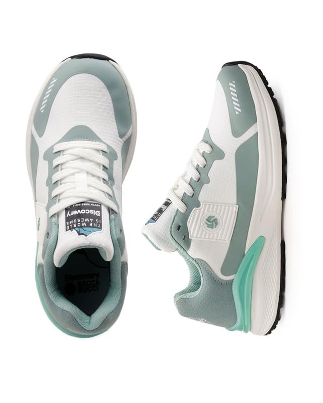 Image of Bacca Bucci Discovery Globe Sneakers for Women Lightweight Running Shoes with 95-Density Rebound Insock, Rubber Outsole & Stylish Design