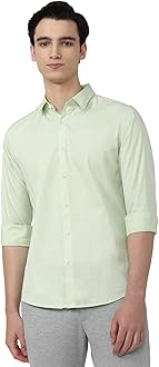 Peter England Men PCSFSSLPS14177 Western