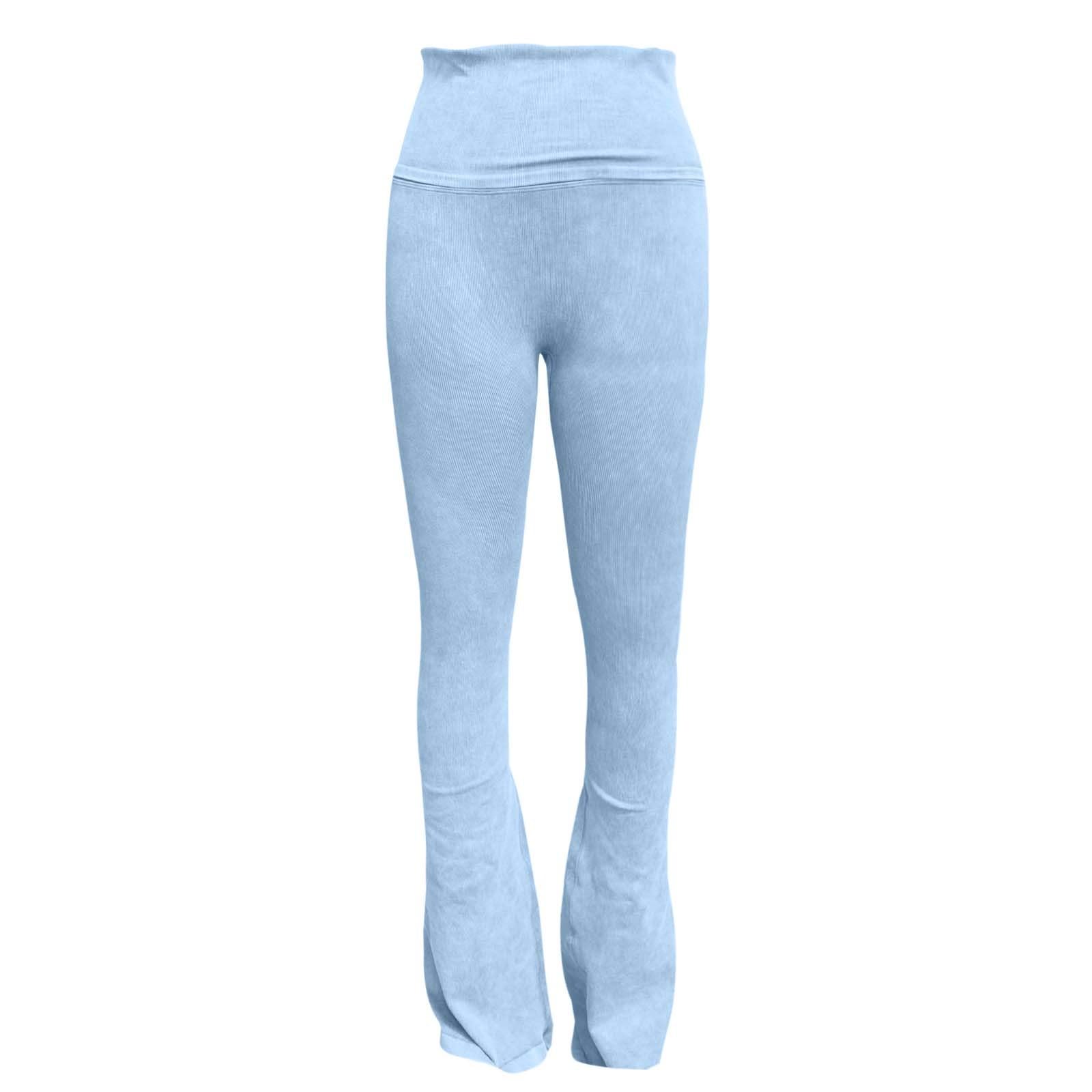 Genérico Mallas Deporte Mujer Verano,Pantalones De Yoga para Mujer Leggings Acampanados para Correr Fitness Y Ropa Deportiva VersáTil Y CóModa para Uso Diario