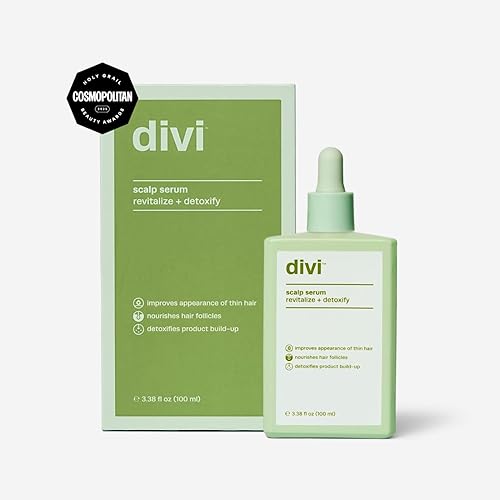 Miniatura 2 de DIVI Suero para cuero cabelludo de 3.4fl oz, revitaliza y desintoxica, ayuda contra el adelgazamiento del cabello, nutre los folículos pilosos,