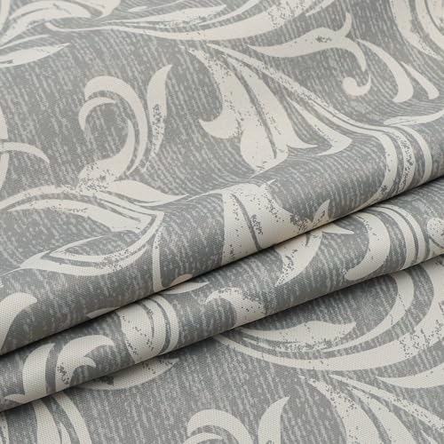 Image of 80% Blackout Curtains for Bedroom, Grey Window Drapes 54 Inch Length for Living Room, Thermal Insulated Grommet Curtains, 2 Panels