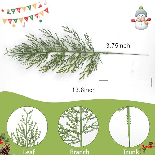 Hananonaartificialpinebranches40pcschristmasfauxcedarstemsartificialfauxcedarbranchesfakechristmasgreenerypinepicksforwreathcraftdiyhomekitchendecorations40green Urban Country Home Decor Hananona artificial pine branches40 pcs christmas faux cedar stems artificial faux cedar branches fake christmas greenery pine picks for wreath craft diy home kitchen decorations 40 green urban country home decor