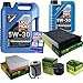 Produktbild QR-PARTS 69346285 Filter Set Inspektionspaket 6 Liter Liqui Moly Motoröl Longtime High Tech 5W-30 MANN-FILTER Innenraumfilter Kraftstofffilter Luftfilter Ölfilter
