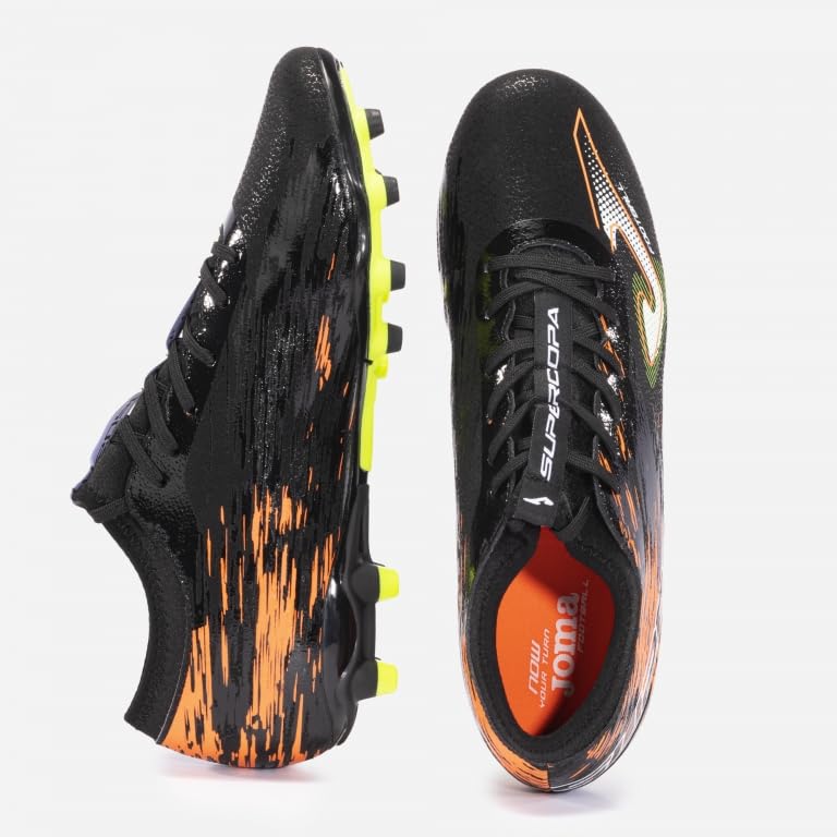 Image of Joma Soccer Boots Firm Ground, 6.5-11 - Professional Cleats - Microfiber Upper, Chrome Sole, Heel Reinforcement, and Sock-Like Fit - Aguila Cup FG