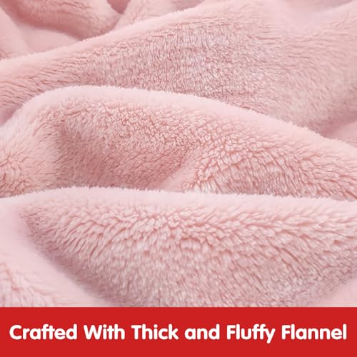 Image of Waitu Wearable Blanket for Kids, Wearable Blanket Hoodie for Teens Girls Boys, Warm Blanket Sweatshirt Gift for Teenage, Hoodie Blanket with Sleeves and Giant Pocket - Pink
