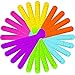24 Pieces Ruler Slap Bracelets for Kids Wrist Ruler Slap Ruler Bracelet Colorful Wristband Snap Ruler for Kids Classroom School Prize Party Favors