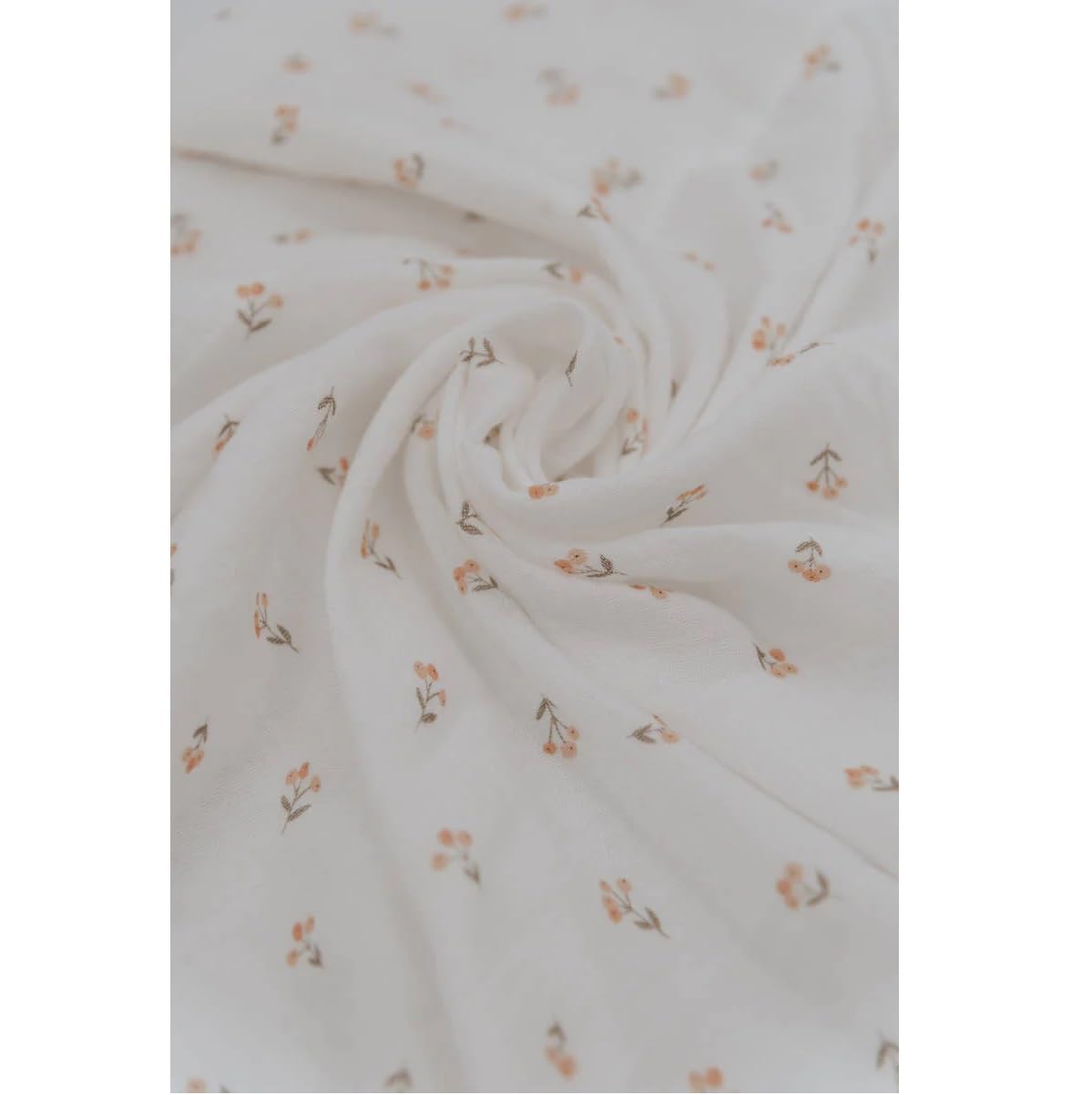 BAMBOOM Lenzuola Per Culla/carrozzina 75x100cm Con Federa Print Rosehip
