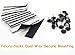 UTRAX Size 39''X83'' Hands Free Magnetic Curtain Door Retractable Screen Door Mosquito Net Mesh Guard Keep Bugs Insects Out (Pure White)