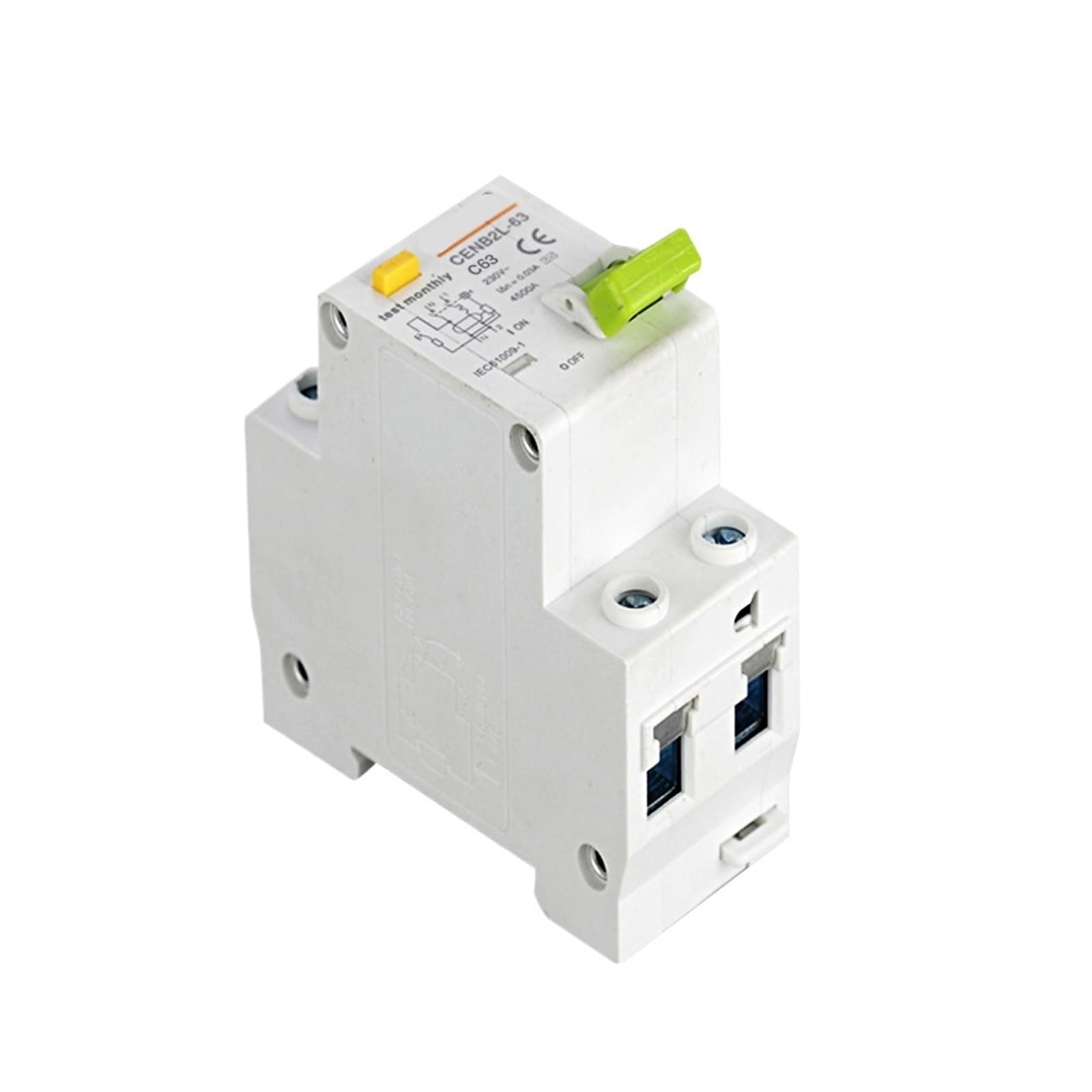 Wyłącznik automatyczny, Wyłącznik różnicowoprądowy różnicowoprądowy DPNL1P+N 10A16A 25A 32A 40A 50A 63A 230V~ 50HZ/60HZ(40A)