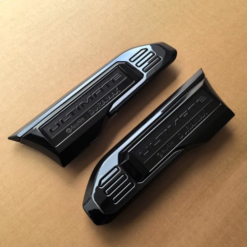 Image of 2pack OEM 2024+ Ultimate Duramax Diesel Vent Emblem Replacement for Sierra 2500HD 3500HD 87827042 (Gloss Black)