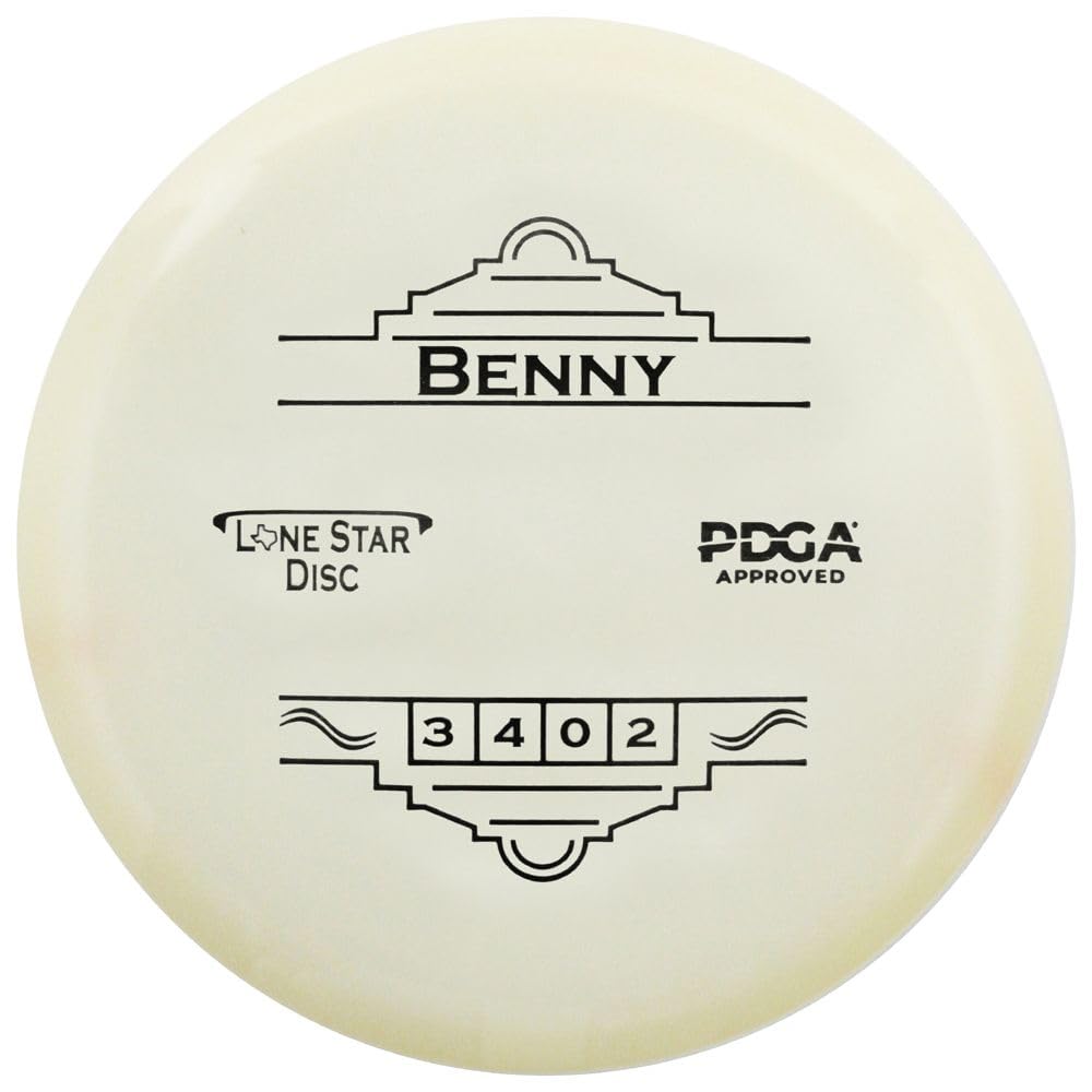 Discraft Lone Star Glow Bravo Benny Putter Golf Disc, 170-176g