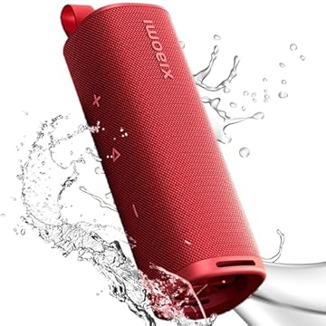 Xiaomi Alto-falante Bluetooth portátil (30W), som, estéreo sem fio verdadeiro, Bluetooth 5.4, IP70 impermeável, reprodução prolongada, vermelho