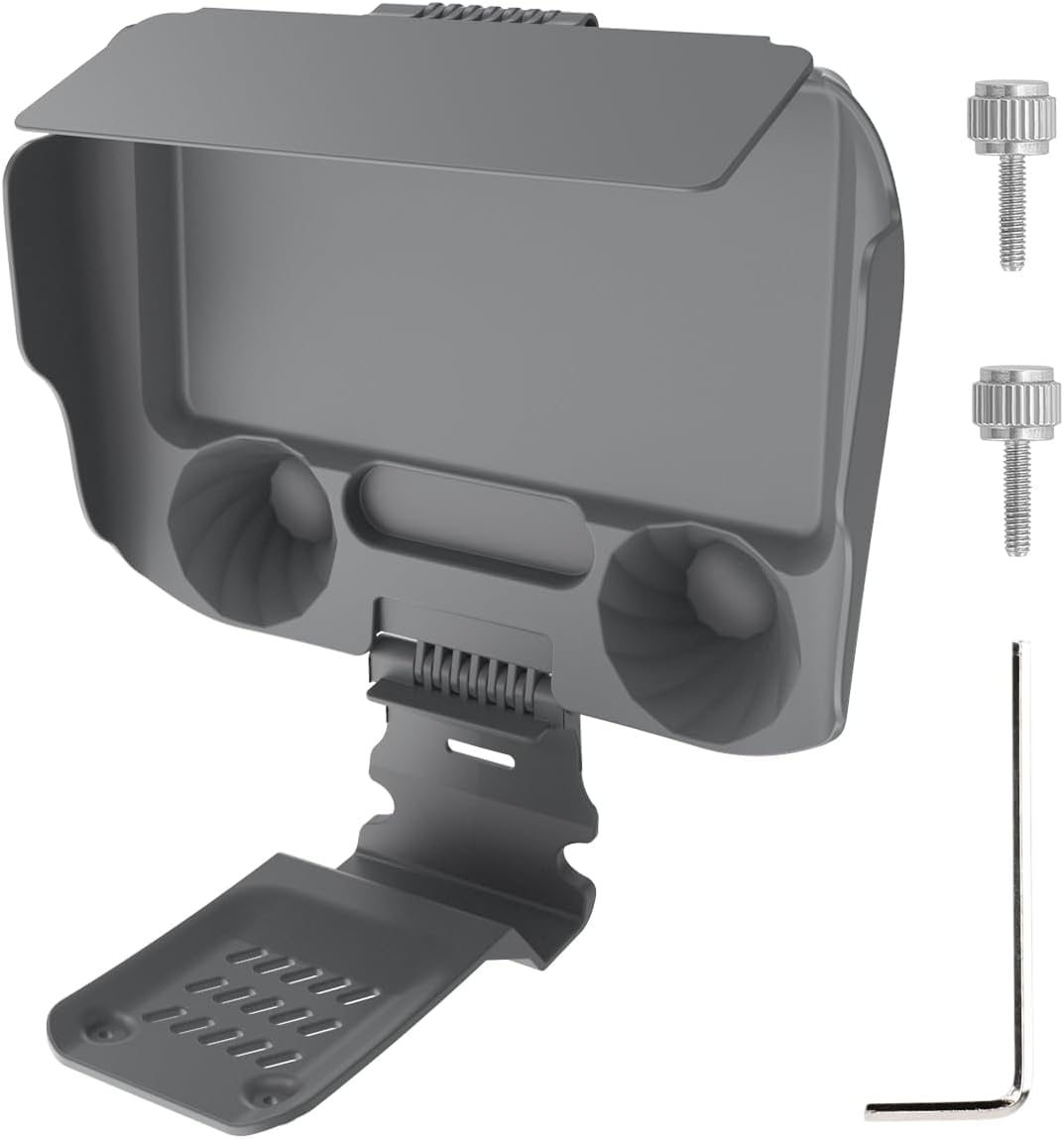 Yangers 2-in-1 Sun Hood Shade Protective Case Accessories for DJI RC2 FHD Display Remote Controller Compatible with DJI Mavic 4 Pro, Air 3S, Air 3, Mini 4 Pro, Flip, Neo, Scratch-Resistant Cover