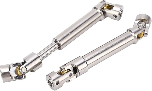 Miniatura 4 de Juego de eje de transmisión a control remoto, 2 piezas de eje de transmisión RC M4 seis dientes RC eje de transmisión para 110 RC Crawler (3.583 in)