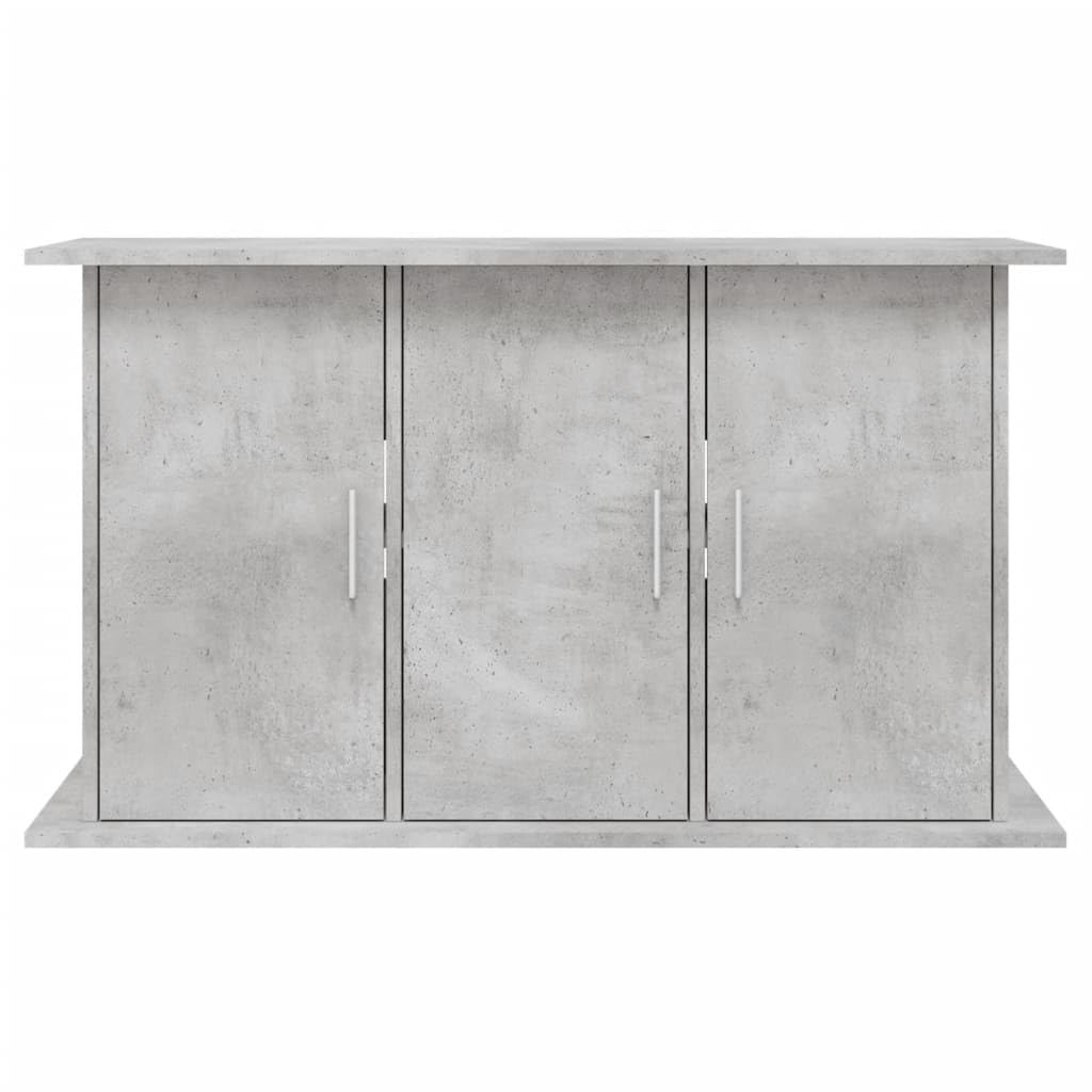 IKAYAA Mueble para Acuario 101 x 41 x 58 cm Soporte para Acuario Soporte para Tanque de Reptiles con Gabinete de Almacenamiento para Salón, Oficina, Recepción, Gris hormigón