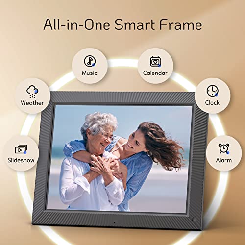 Nexfoto 16.2 Inch Extra Large Digital Picture Frame 32Gb With Remote Control, Wifi Digital Photo Frame With Ips Touch Screen, Easy To Share Photos Video Via App, Wall-Mountable, Gift For Grandparents #TOP5