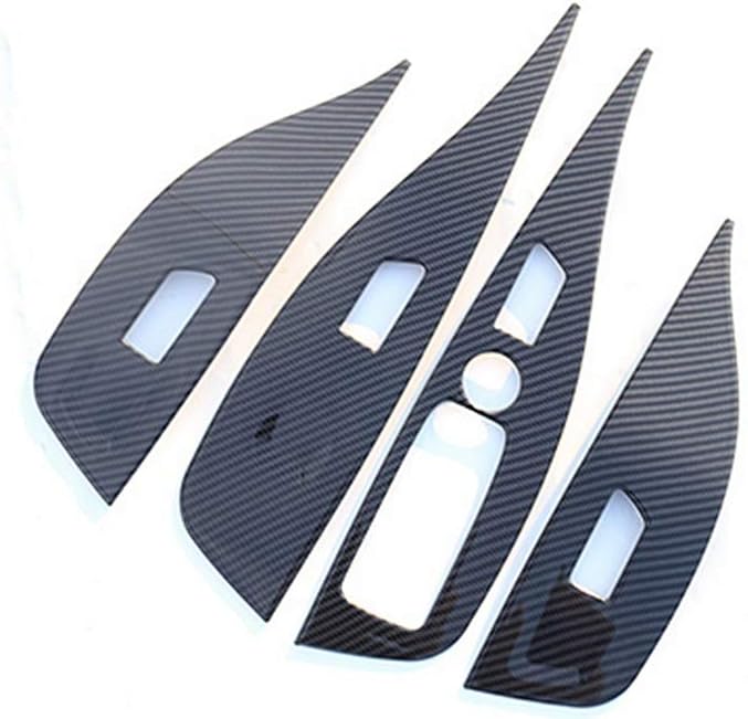 New Protective Window Control Covers Compatible with BMW X3 2018-2020 (Carbon Look)