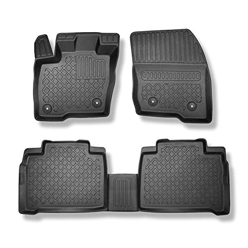 Mossa Tapis de Voiture en TPE adapté pour Ford Galaxy III Van (09.2015-.) - 5 ou 7 sièges; sans la troisième rangée de sièges - G