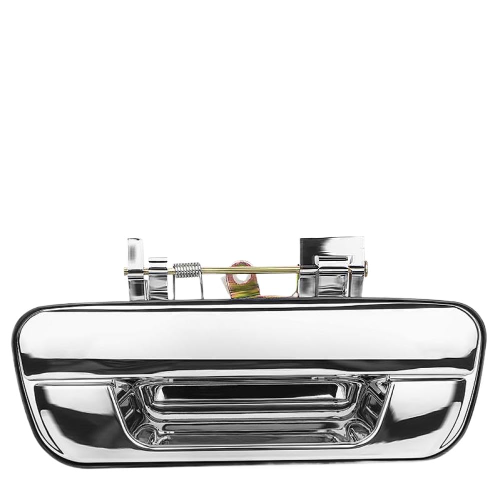 Jcdvfmqhn Chrome Tailgate Handle No Keyhole Black Compatible With Holden Colorado Rc Rodeo Ra 2003 2012 Dmax(Chrome)