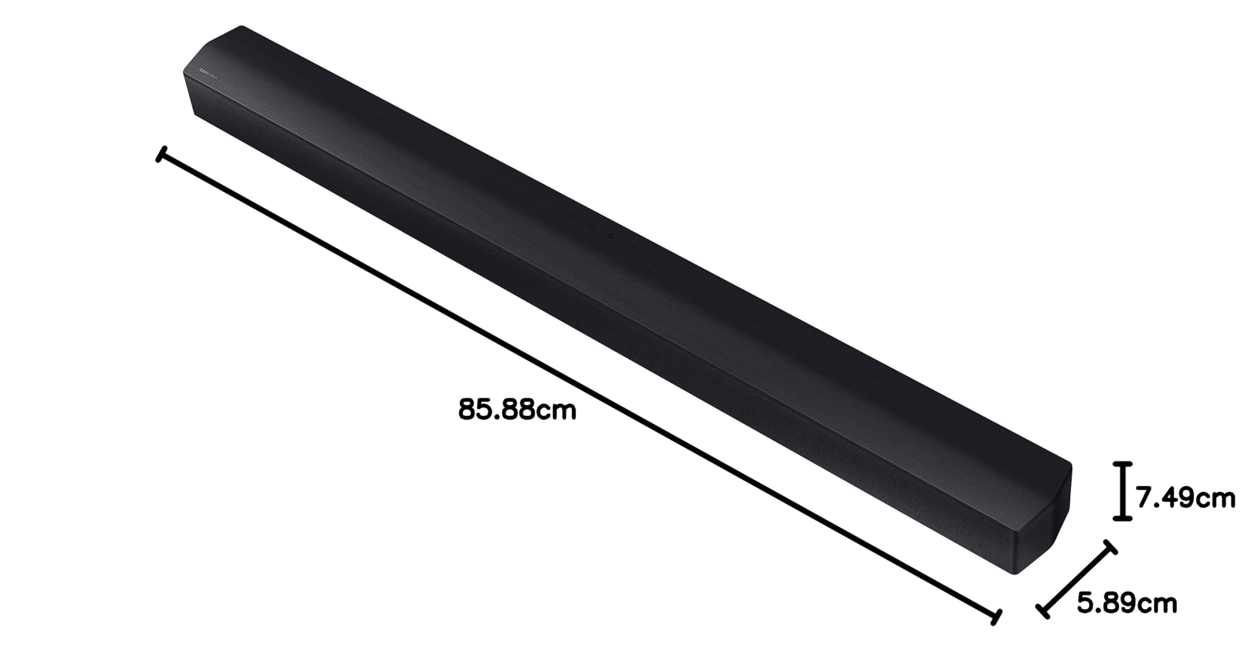 Samsung Barra de Sonido HW-C450/ZF - Subwoofer inalámbrico Incluido, Refuerzo de Bajos, Sonido Inteligente Lite, Modo Juego y One Remote Control
