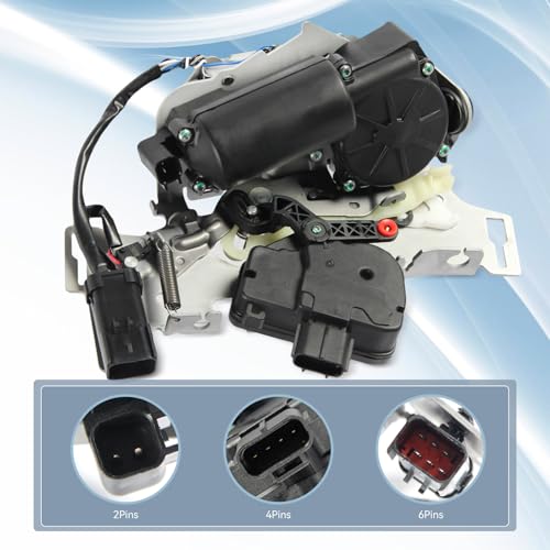 Image of 68030379AG 68030379AA Rear Left Door Lock Latch Actuator Fit for Chrysler Town & Country 2008-2015,Dodge Grand Caravan 2008-2018,Ram C /V 12-14 Rear Driver Side Door Latch Assembly 5020769AB,5020769AC