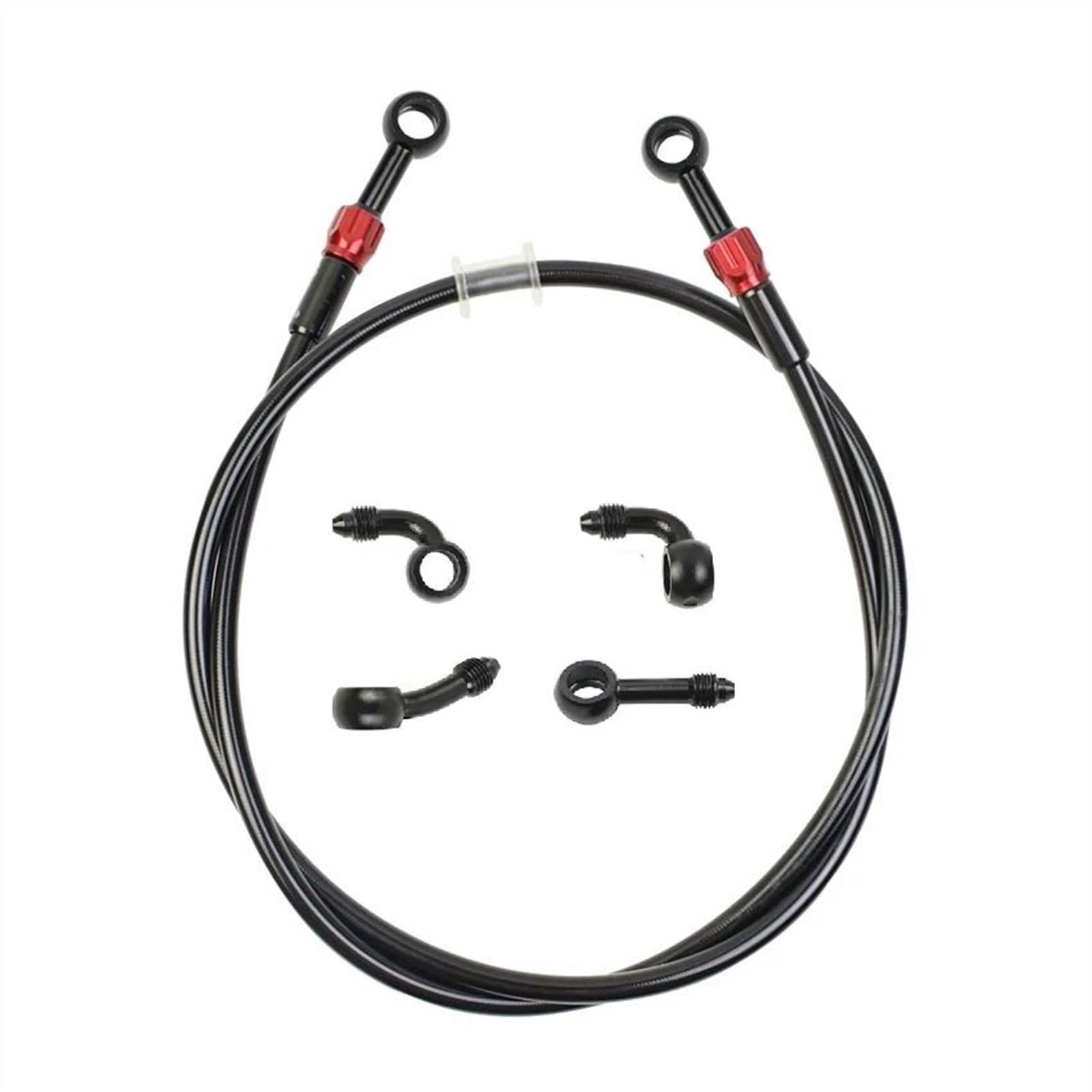 Ksxzw One Color Motorbike Part Diameter Is 10Mm Motorcycle Brake Hose Hydraulic Stainless Steel Braided Line Fluid Oil Tube 400Mm-2400Mm(700Mm)