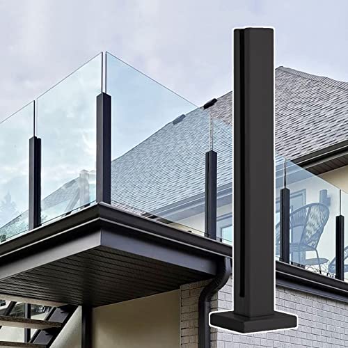 Postes de barandilla de vidrio de acero inoxidable para balcones y entrepisos, sistema de balaustrada moderno y duradero