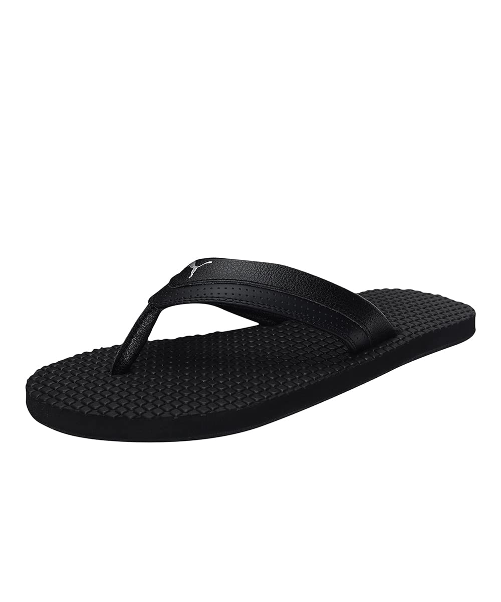 Puma Mens Shiatsu Black-Silver Slipper-6 Kids UK (37258203) (B07V4GVLW8) Amazon Price History, Amazon Price Tracker